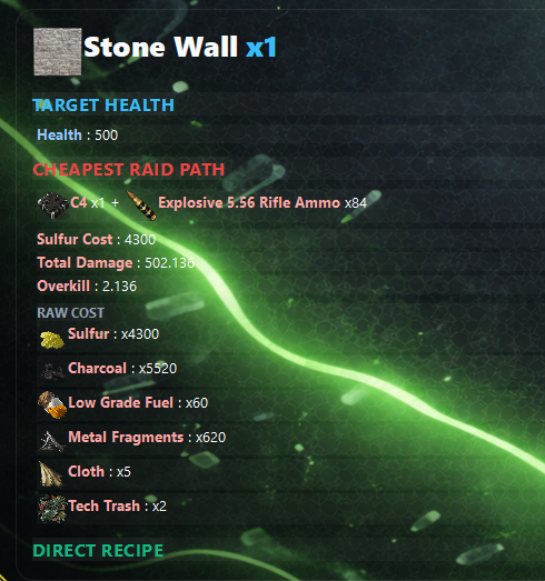 Rust Overlay Pro search preview